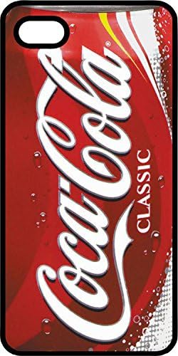 Coca Cola Classic Soda Can Black Plastic Case for Apple iPhone 5 or iPhone 5s