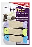 Image SmartyKat FishFlop 3-Pack Catnip Crinkle Cat Toy