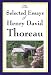 Book The Selected Essays of Henry David Thoreau