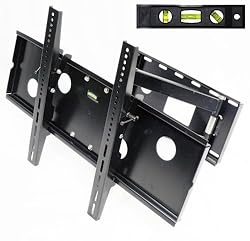 GSI High-Grade Sturdy-Steel Articulating Arm Wall TV Mount with Tilt and Swivel Functions - for LCD/LED/TV/DVD/Combo/Blu-Ray Flat-Panel Monitors/Screens/Displays, Mounting Brackets Fits 32-Inch to 55-Inch Screens