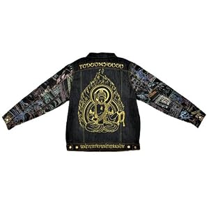 Yoropiko Fudoumyouou denim jacket - YORO9175.