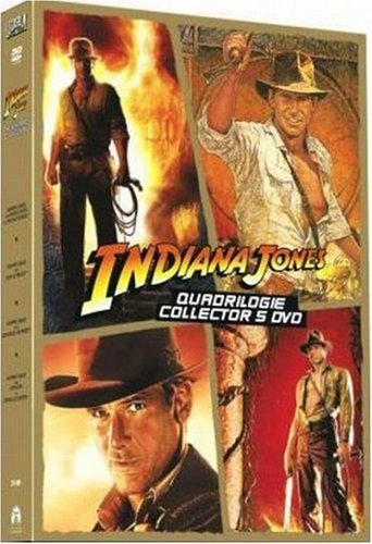 Coffret Indiana Jones 1, 2, 3 et 4 - Edition collector 5 DVD by Harrison Ford