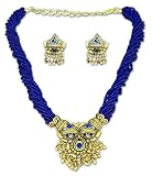  : BRASS BEAD JEWELRY AZURE ALLURE 16.9 L X 1.6 W