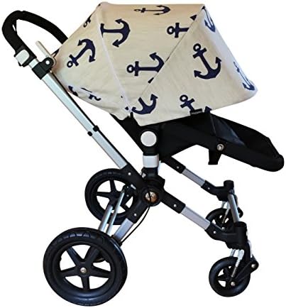 emaSema "Anchors" Replacement Hood for Bugaboo Stroller, Extendable Cameleon/ Cameleon3