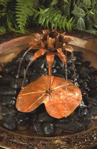 Childrens Toyshop  Outdoor Living : Ancient Graffiti Copper Dripper/Fountain Lotus