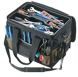 Custom LeatherCraft 1550 36-Pocket Tote Bag with Removable Plastic Tray