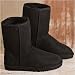 Women's Classic Short UGG Boots, BLACK, Size 8