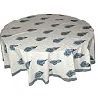 Round Table Cloth Handmade Cotton Fabric Dia 72 inches