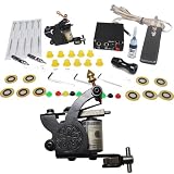 Complete Tattoo Kit Machines Color Inks Power Supply Shipping From USA MGT-18
