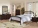 5PC Espresso Finish Twin Size Bedroom Set