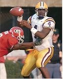 JaMarcus Russell LSU Breaking Tackle 8x10