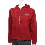 Antigua St Louis Cardinals Red Ladies Full Zip Hoody Sweatshirt