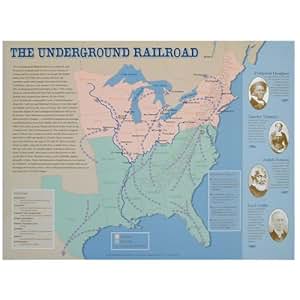 Amazon.com: The Underground Railroad- Classroom Map: Prints: Posters ...