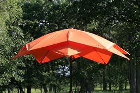 9 Outdoor Lotus Fiberglass Wind Resistant Patio Umbrella Orange Sale Khlshfhf