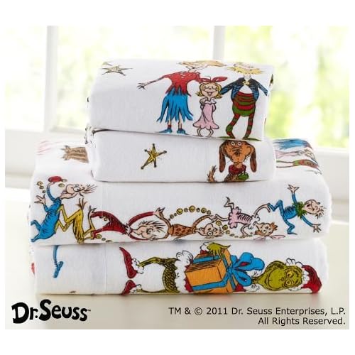 Dr. Seuss Kids Room Bedding Twin Sheet Set Childrens