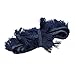 Souarts Cotton Fringe Tassel Trim Dark Blue 25mm 1