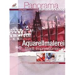 Aquarellmalerei Stadt-Impressionen