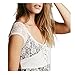 CA Fashion Women's High Low Lace Floral Long Dress