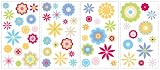 RoomMates RMK1170SCS Graphic Flowers Peel and Stick Wall Decal