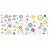 RoomMates RMK1170SCS Graphic Flowers Peel & Stick Applique