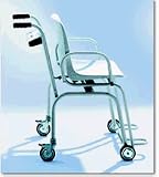 Seca 954 Digital Chair Scale with Wheels and Armrests