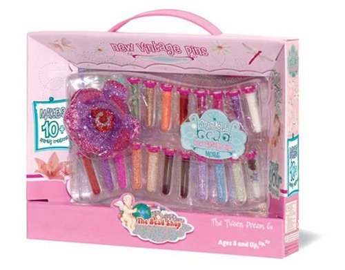 Childrens Toyshop  Toys : Fashion Angels Sparkle Bead New Vintage Pins