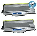 2 Pack Brother TN-360 Toner Cartridge, High Yield, Black, Compatible