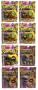 Teenage Mutant Ninja Turtles 25th Anniversary Case of 8 Donatello, Michaelangelo, Leonardo, Raphael, Shredder, Rocksteady, Slash and Foot Soldier