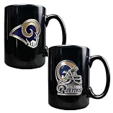 St. Louis Rams NFL 2pc Coffee Mug Set-Helmet/Primary Logo