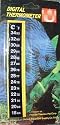 Aquarium Fish Tank THERMOMETER Digital Dual Scale Flat Straight