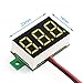 DROK Ultra-Small 2 Wires Voltmeter Guage White LED 0.36 Inches DC 3.0-30V Digital Volt Meter Motorcycle Car Battery Tester 5V 12V 24V DC Voltage Check Detector