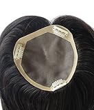 Remy Human Hair Mono Hairpiece, Closure, Silk Top Hair Piece Y-1b#, Straight Durable