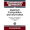 Quantum Computation and Quantum Information