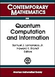Quantum Computation and Information (Contemporary Mathematics)