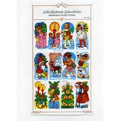 Selbstklebende Glanzbilder EF SK 8035 Weihnachtsmotive