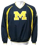 Michigan Men's Hardball Long-Sleeve Wind Jacket,Navy,Medium