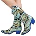 Rain13 Dots Cowboy Rain Boots BLUE MULTI