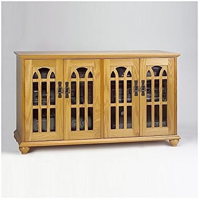 Leslie Dame TVGD-48 Mission Style Flat Panel and Plasma Screen TV Cabinet, Oak