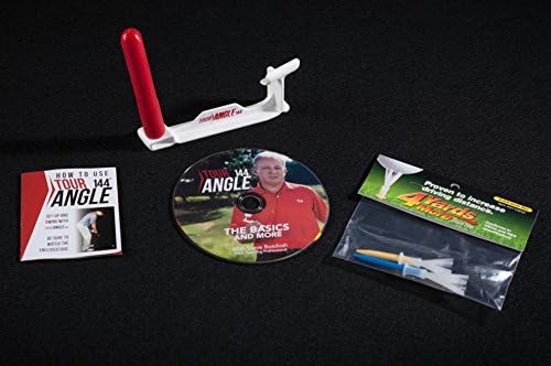 TourAngle144 Golf Swing Training Aid - Multiple swing benefits for all skill levels. (Long & Short Game)