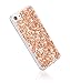 iPhone 7 Case, FLYEE Clear Bling Shiny Sparkling [Ultra Slim] Luxury Flexible Transparent Soft TPU Cover for iPhone 7 4.7 inch Rose Gold