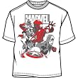 Marvel Comics Iron Man Heather Teamup White T-shirt