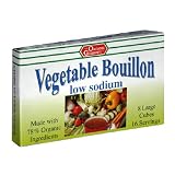 Organic Gourmet Organic Vegetable Boullion Cubes, Low Sodium, 2.54-Ounce Container (Pack of 12)