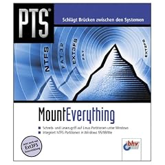 Mount Everything, 1 CD-ROM Schreib- und Lesezugriff auf Linux-Partitionen unter Windows. Integriert NTFS-Partitionen in Windows 95/98/Me. F�r Windows 95/98(SE)/NT/2000/XP