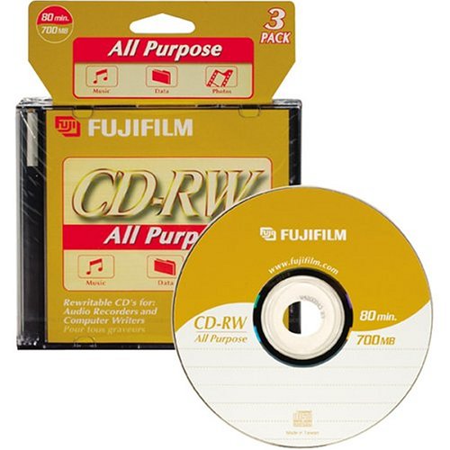 Electronics: FUJI CDRW 80DA/3 Rewritable CD for Digital Audio