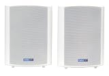 White 100V Line 60W Background Music Speakers. Boxed and Sold in Pairs