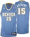 Carmelo Anthony Light Blue adidas NBA 2009-2010 Swingman Denver Nuggets Youth Jersey - Small (8)