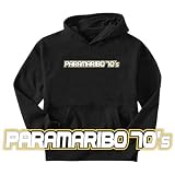 Sweatshirt Black  Capital 70 Retro Paramaribo  Suriname Capital