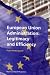 Book European Union Administration: Legitimacy and Efficiency (Nijhoff Law Specials)