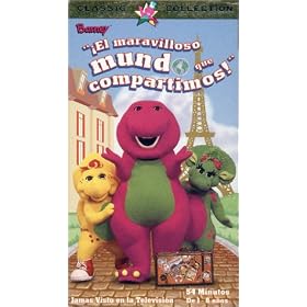 Barney: El Maravilloso Mundo Que Compartimos (Spanish) [VHS]