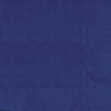 Navy Blue Beverage Napkins
